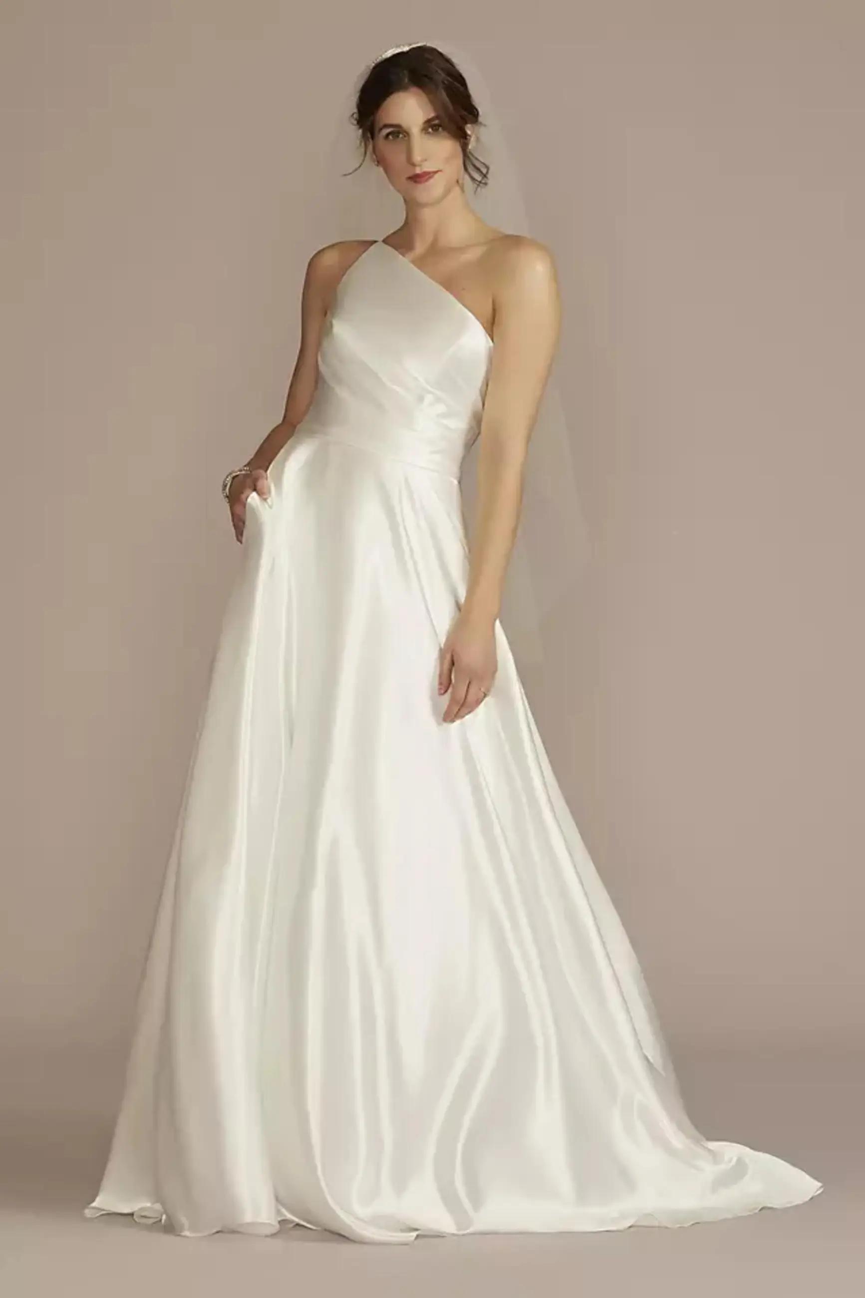 The Beauty of Simplicity: Minimalist Wedding Dresses Image
