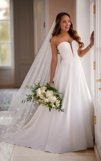Consignment Gowns 6839 Stella York - Consignment #0 default Ivory thumbnail