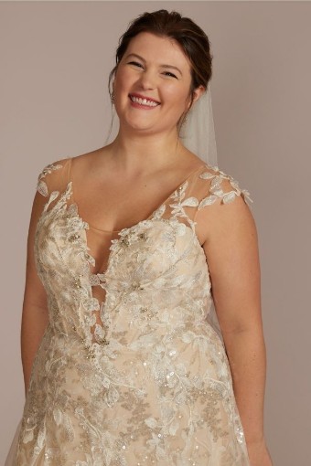 Consignment Gowns Galina A-Line - Consignment #0 default Champagne thumbnail