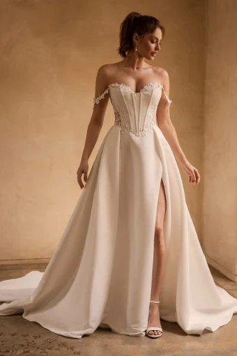 Consignment Gowns Rue Mon Cheri - Consignment #0 default Ivory thumbnail