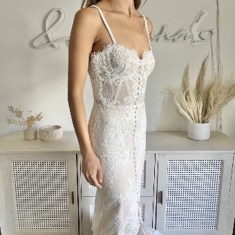Consignment Gowns Orlaya Alena Leena #1 Ivory/Nude thumbnail