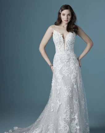 Consignment Gowns Tuscany Maggie Sottero #0 default Ivory over Misty Mauve thumbnail