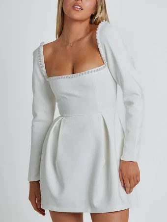 Consignment Gowns Pearl Long Sleeve #0 default Ivory thumbnail