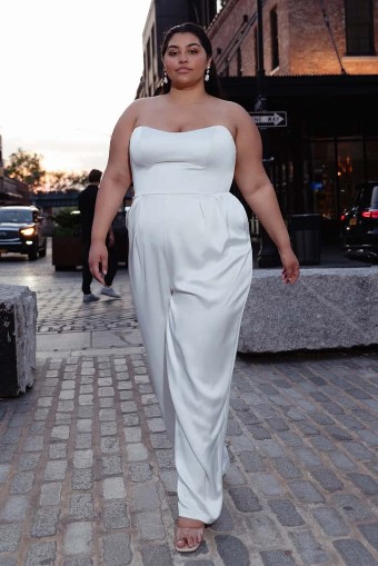 Consignment Gowns Annika Jumpsuit Jenny Yoo #0 default Ivory thumbnail