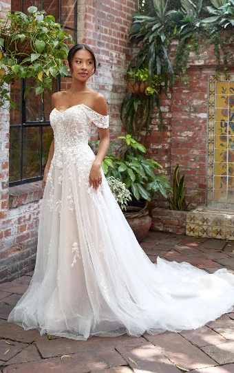 Consignment Gowns "Hayes" D4098 Essense - Consignment #0 default Ivory/Biscotti thumbnail