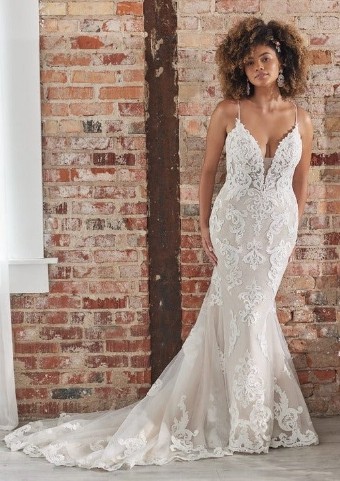 Consignment Gowns Tuscany Maggie Sottero - Consignment #0 default Ivory over Misty Mauve thumbnail